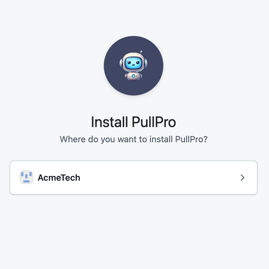 Connect app to GitHub